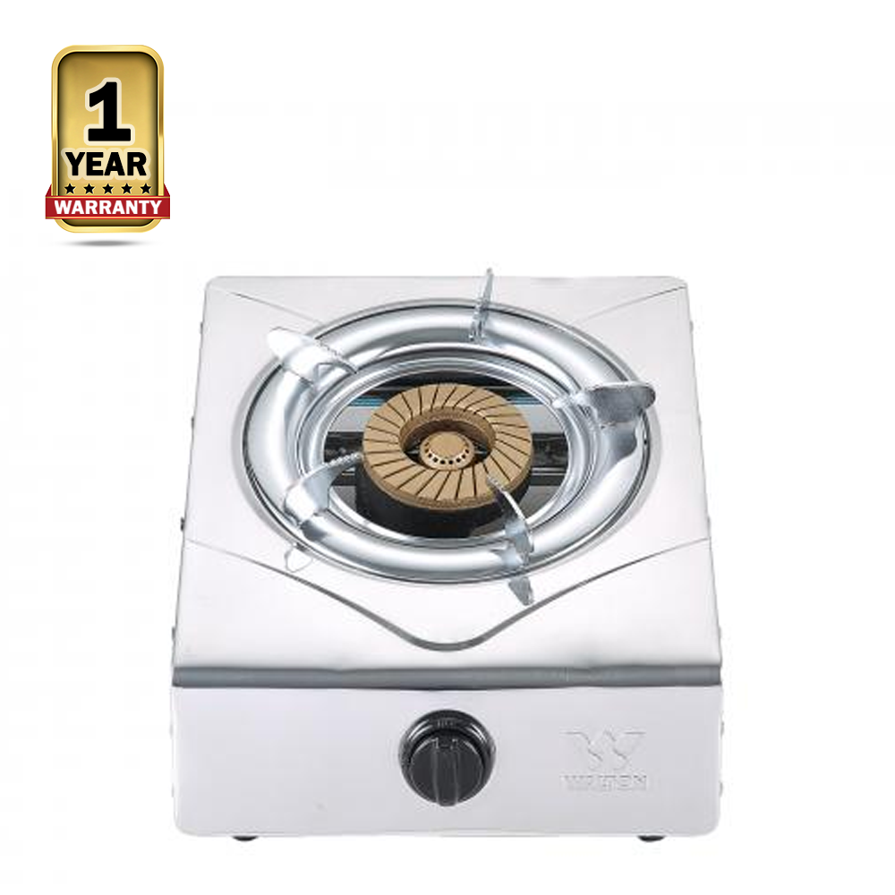 Walton WGS-SS2 LPG Gas Stove - Silver - 310024