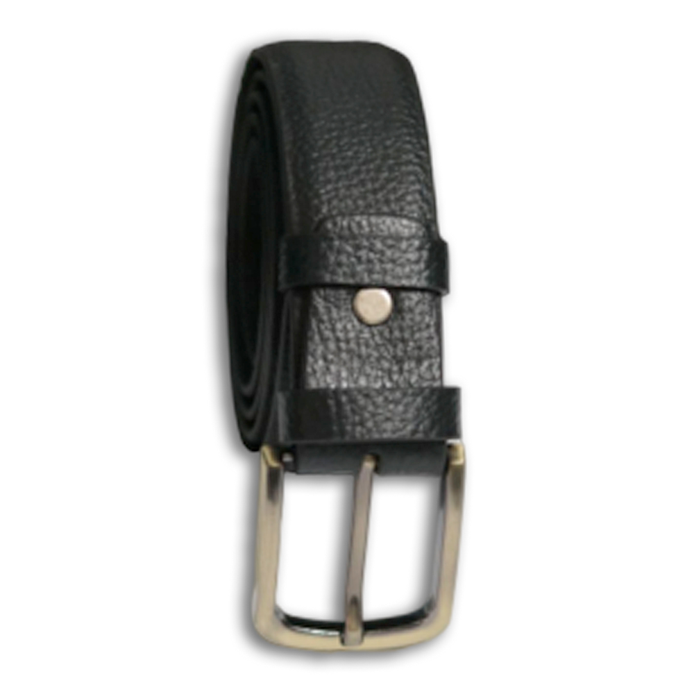 Zays Premium Leather Belt for Men - Black - BLN01