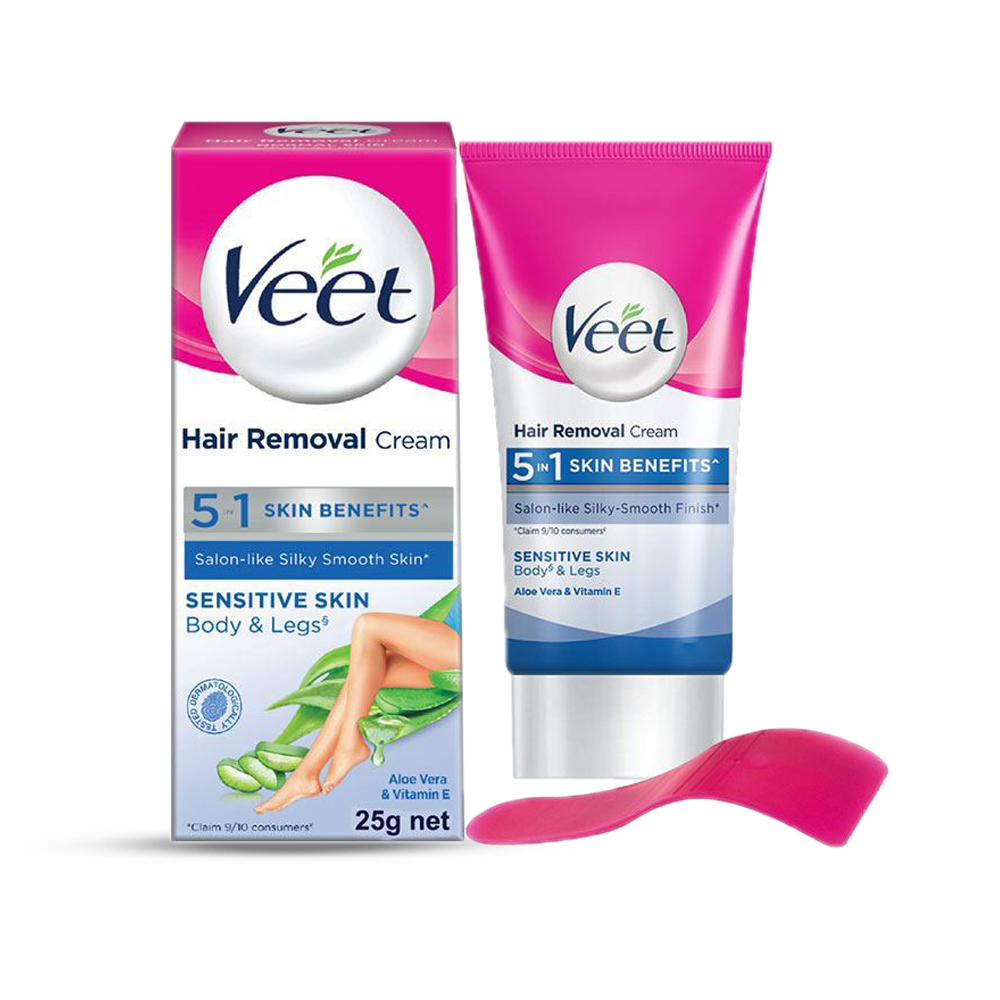 Veet Hair Removal Cream For Sensitive Skin - 25gm - Ve04C