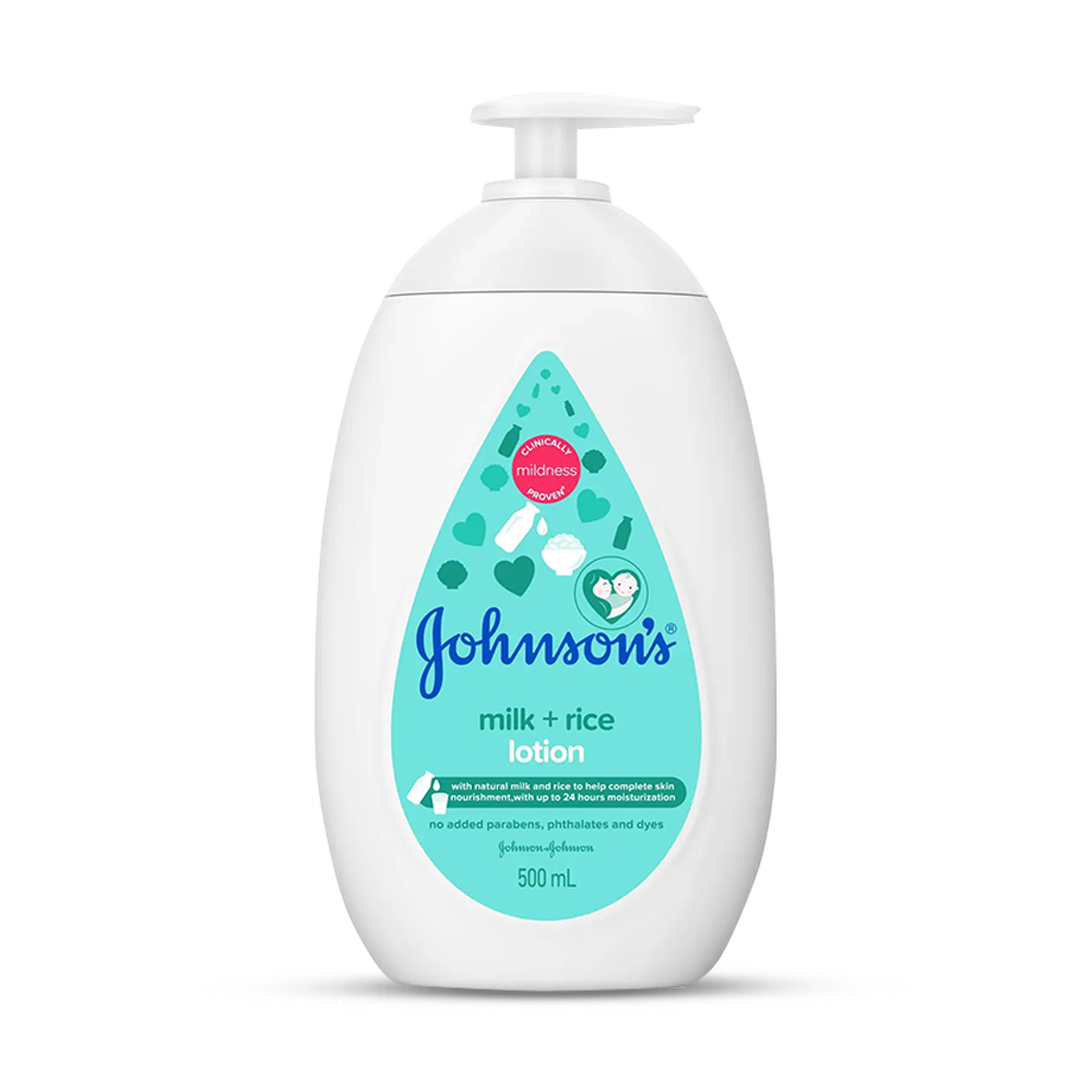 Johnson's Baby Milk & Rice Lotion - 500ml