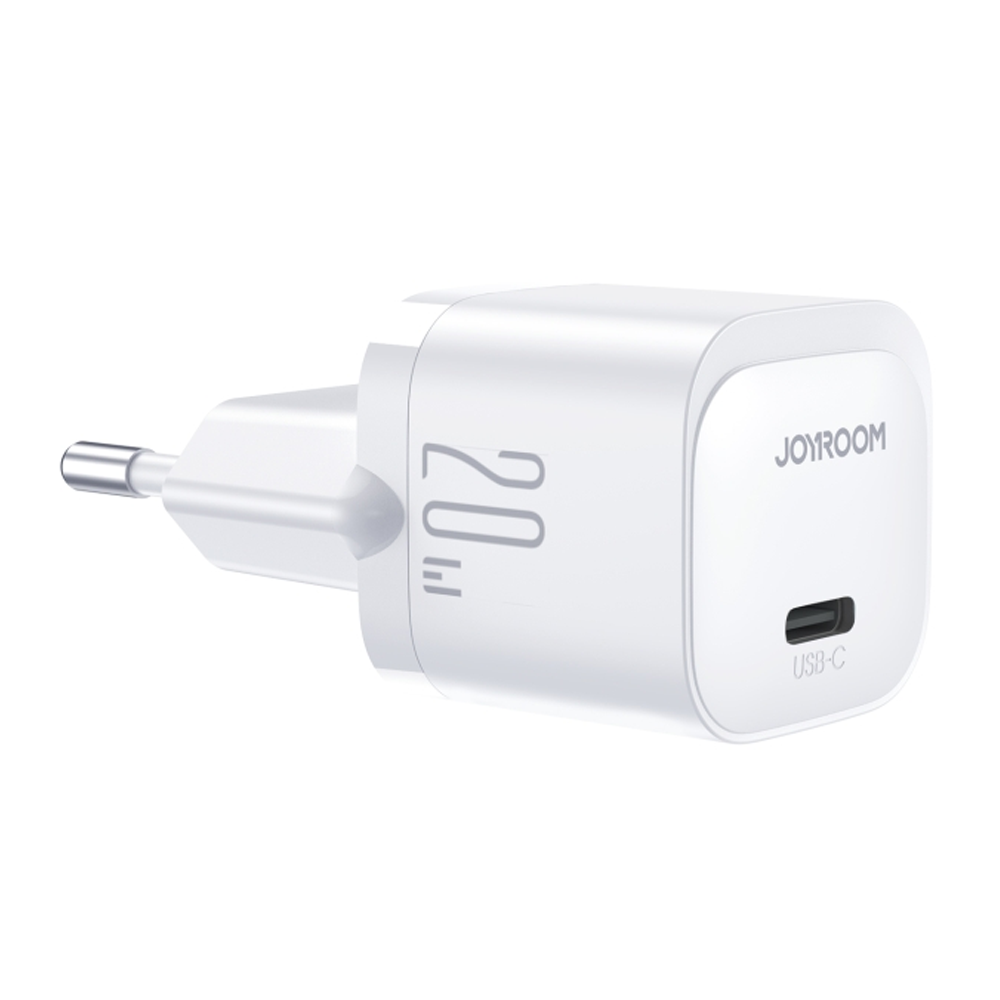 JOYROOM JR-TCF02 PD Type-C Mini Charger Plug - 20W - White