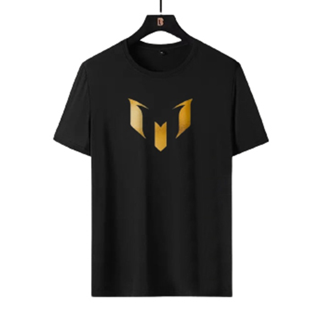 PP Jersey Half Sleeve T-shirt For Men - Black - PP-02