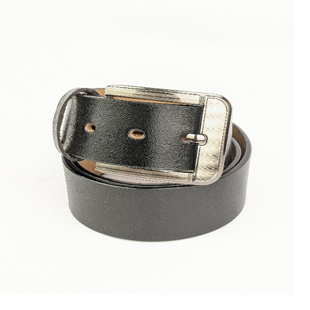 Leather Belt for Men - Black