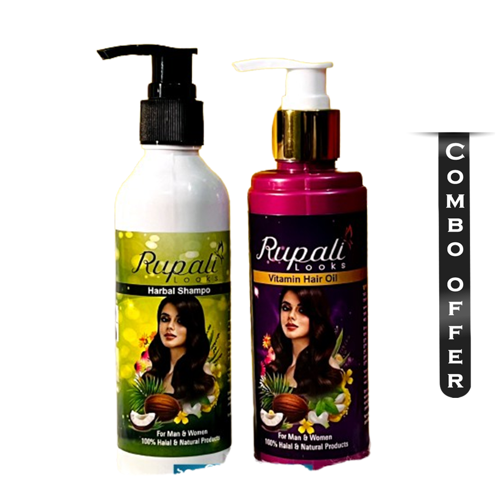 Rupali Looks Hair Solution Hair Treatment Combo Type-1 - 200 ML