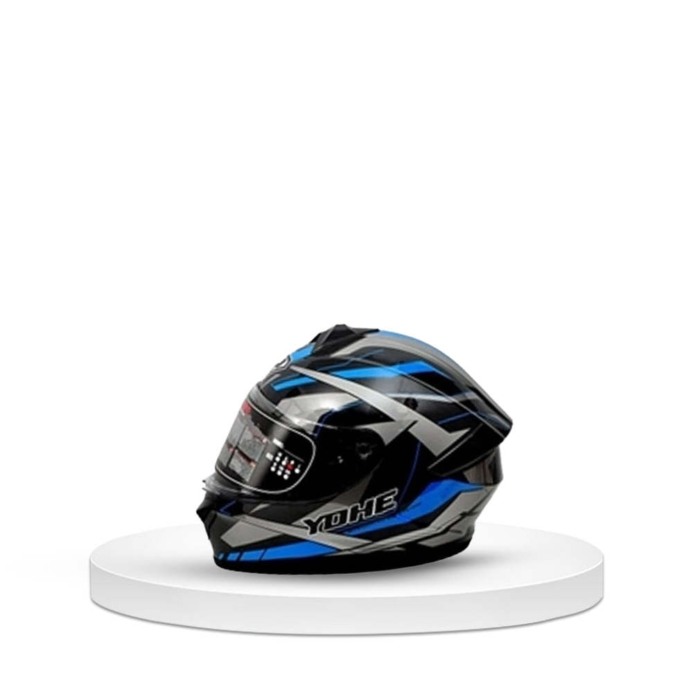 YOHE 977 -02 Full Face Glossy Helmet