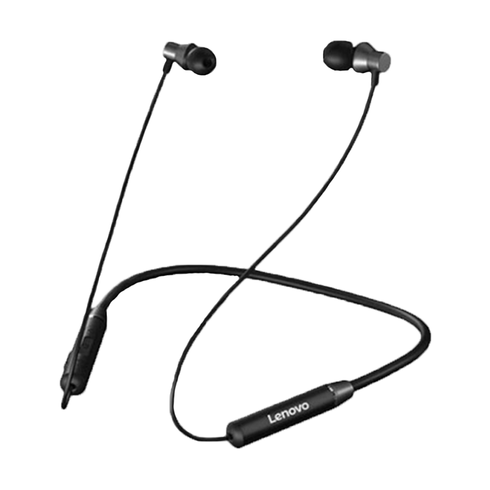 Lenovo HE05 Wireless InEar Neckband Earphones Black