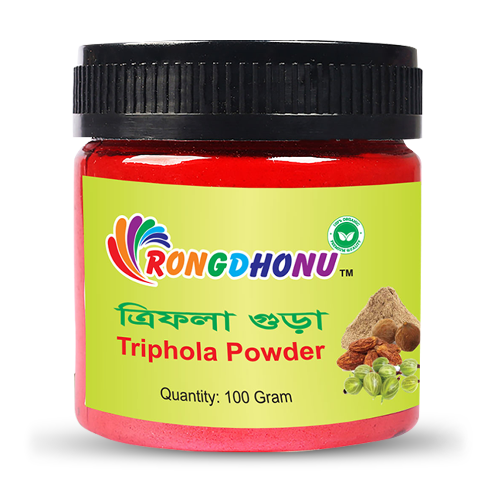 Rongdhonu Hair Treatment And Health Care Triphola Powder - 100gm