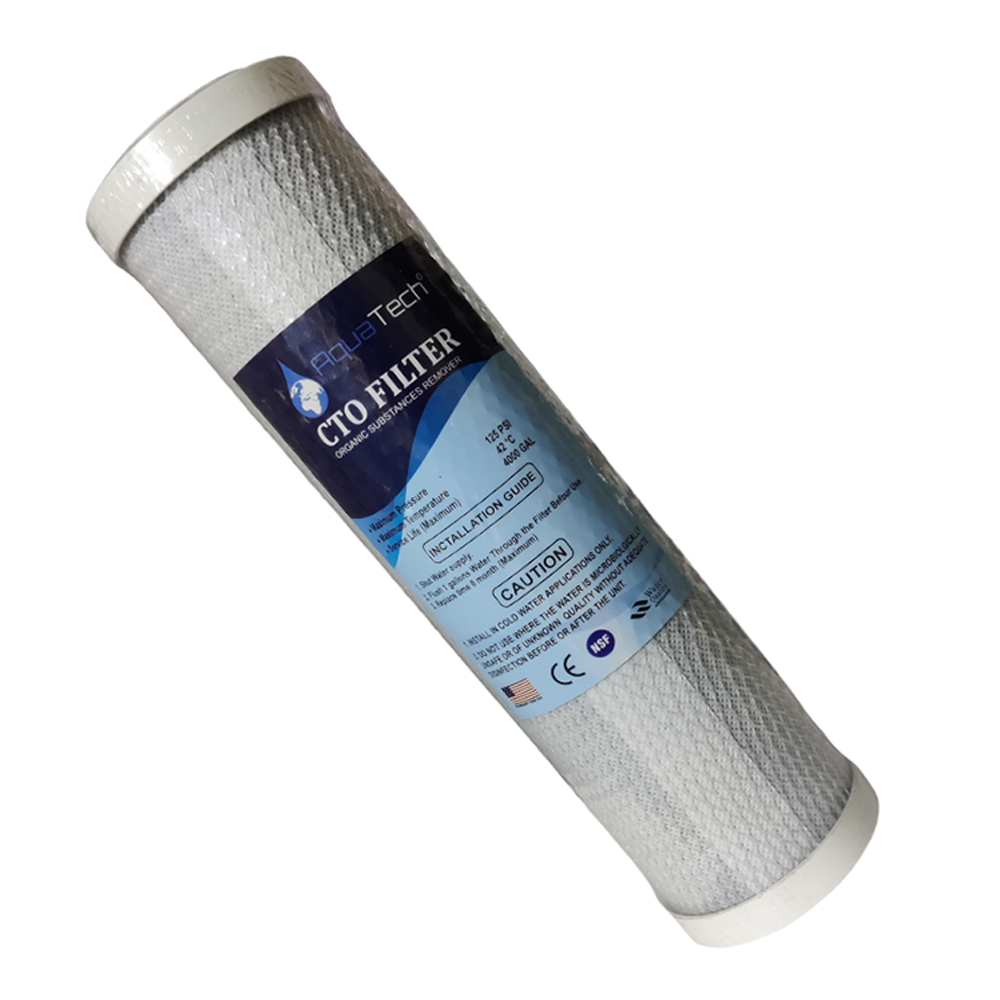 Aqua Tech Activated Net Carbon Filter (CTO) - 10 Inch 