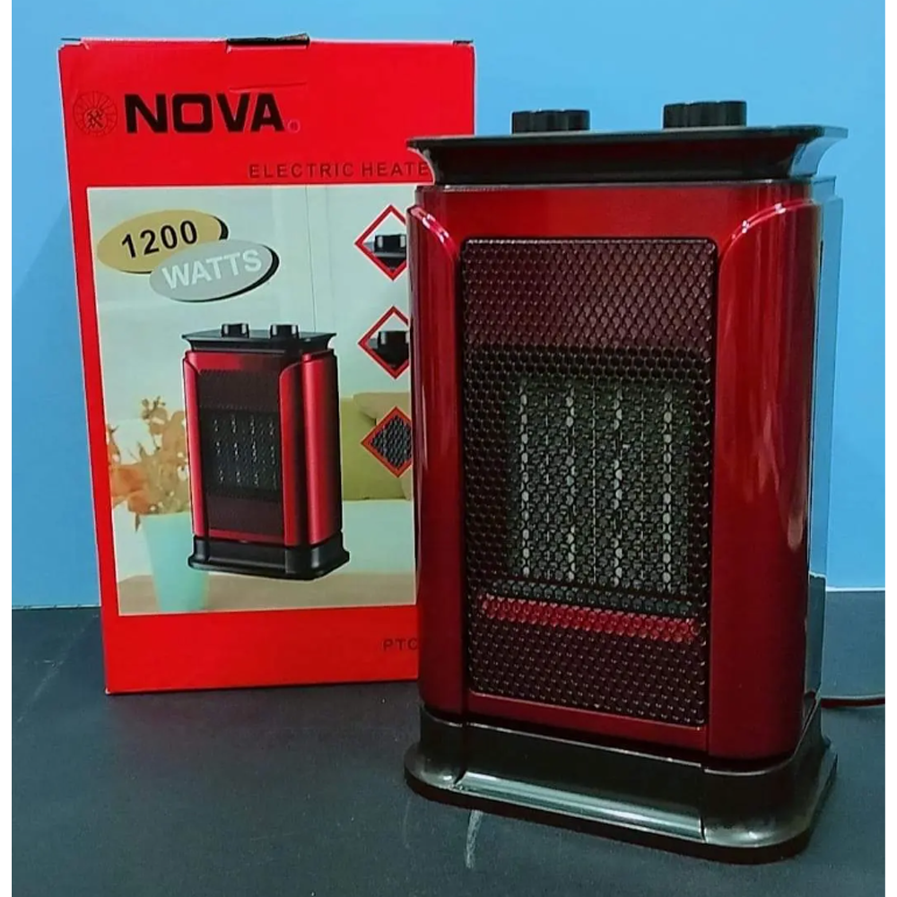 NOVA PTC-H Electric Room Heater - Red