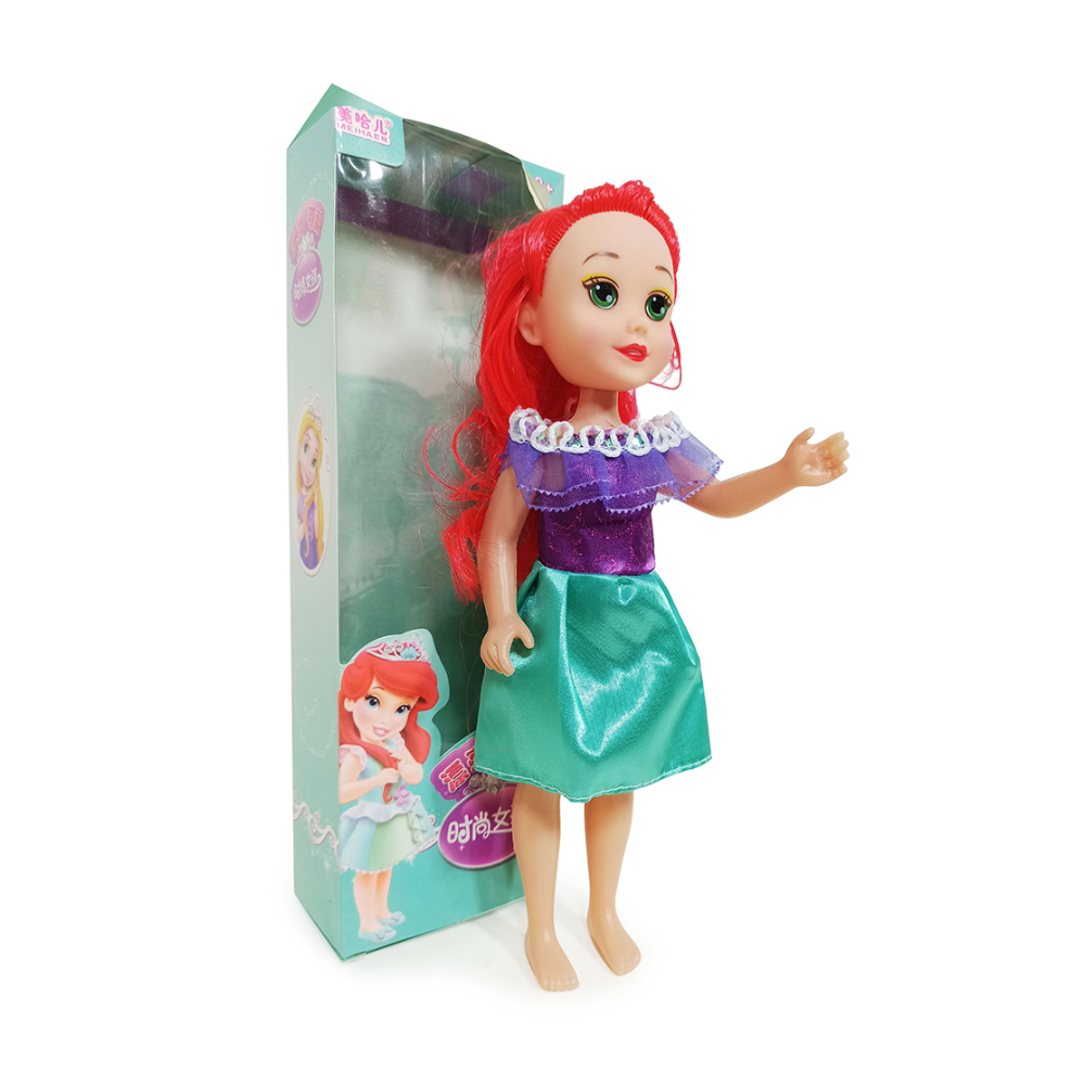 Princess Sparkling Styles Girl Doll With Gorgeous Dresses Toy - Multicolor - 127219459