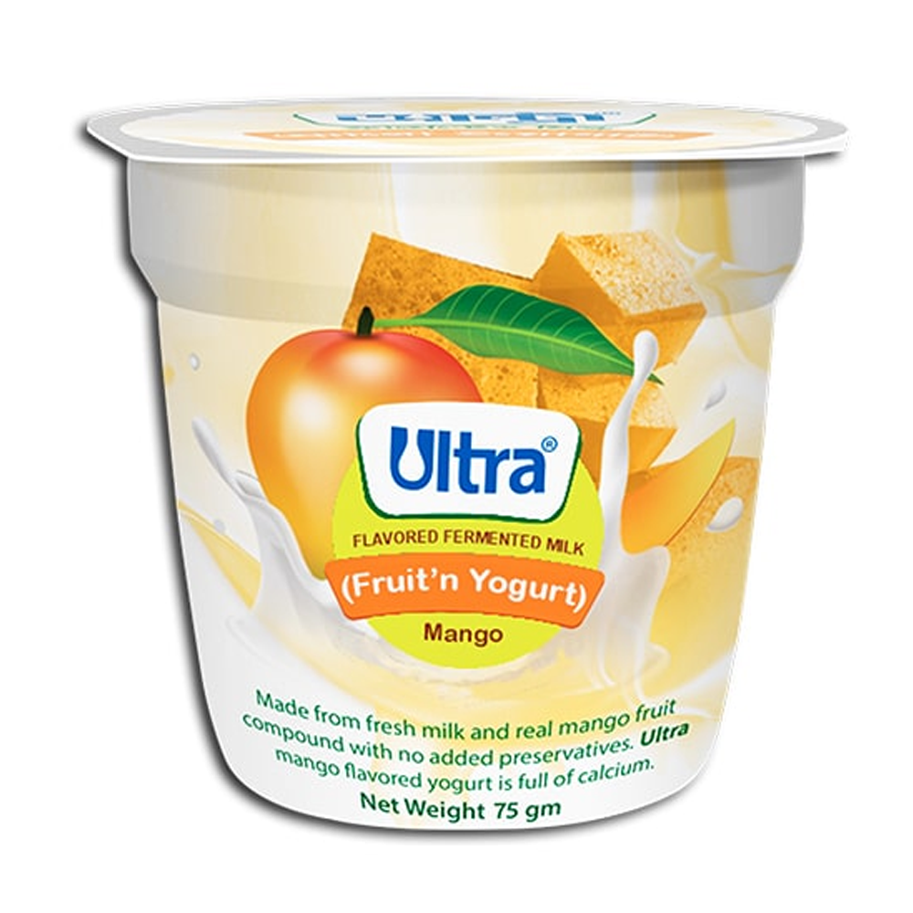 Ultra Fruitn Mango Yogurt 75 gram