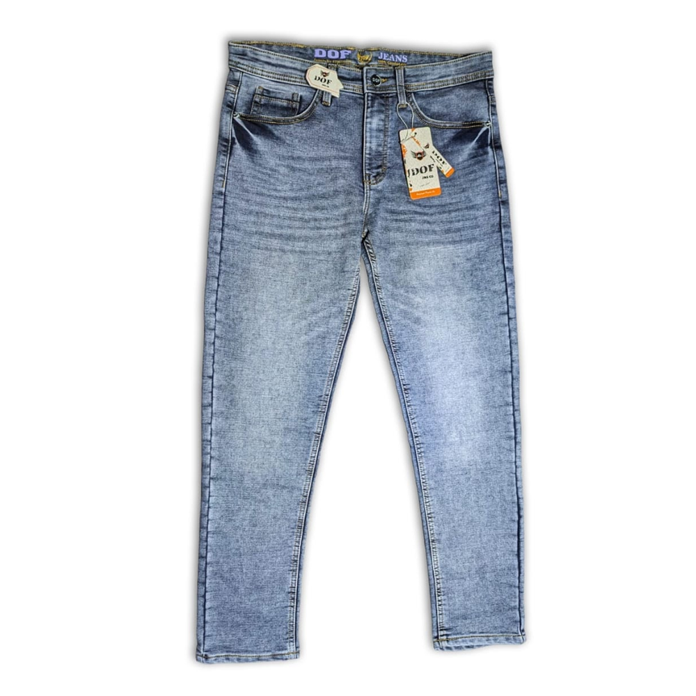 Dof Marcuse Denim Jeans Pant For Men - Light Blue