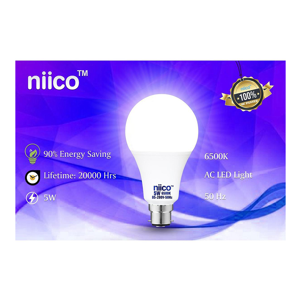 Niico Heavy Duty Eco Led Bulb  - 5 Watt