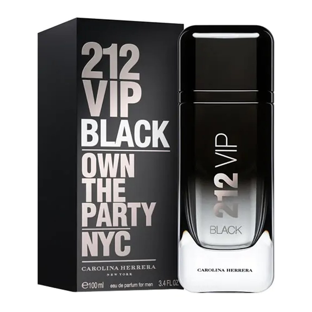 Carolina Herrera 212 Vip Black EDP Perfume For Men - 100ml - CN-302