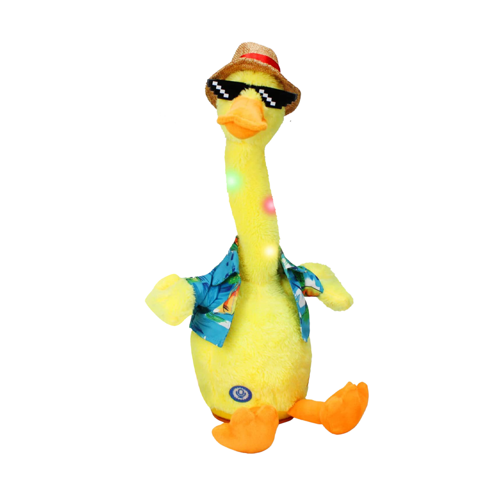USB Charging Talking and Dancing Duck Toy Yellow