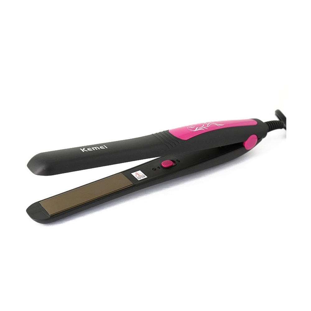 Kemei KM328 Professional Hair Straightener Black