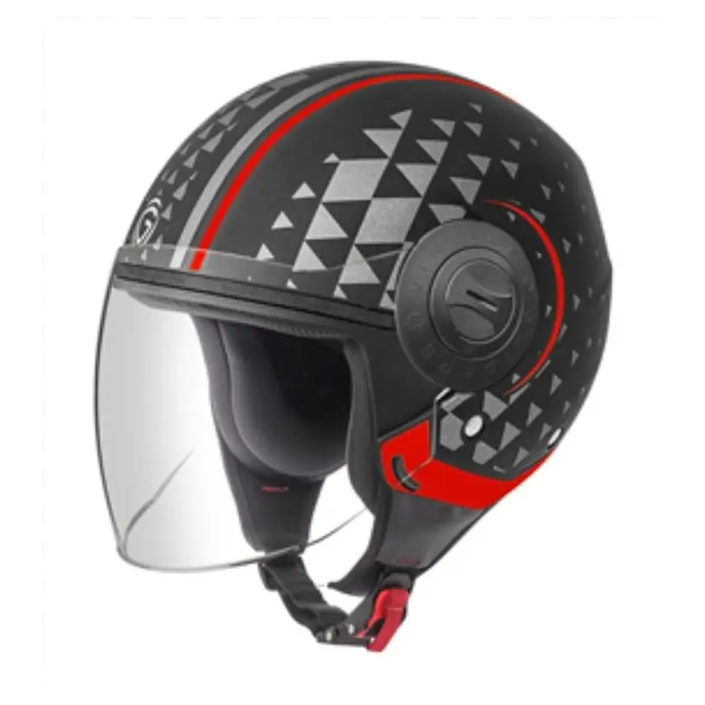 Gilders Bintez Half Face Bike Helmet - L Size - Black and Ash