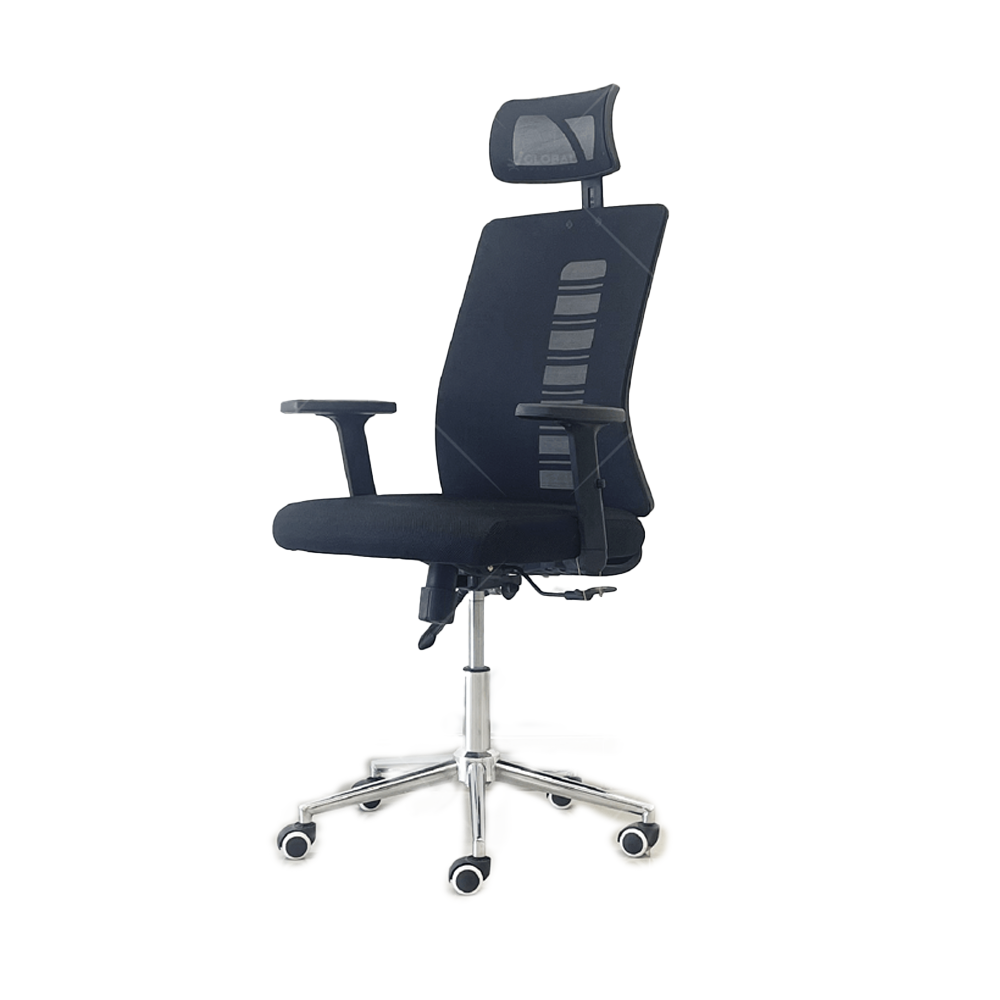 Fabric and Plastic Grifex Pro Executive Office Chair - Black