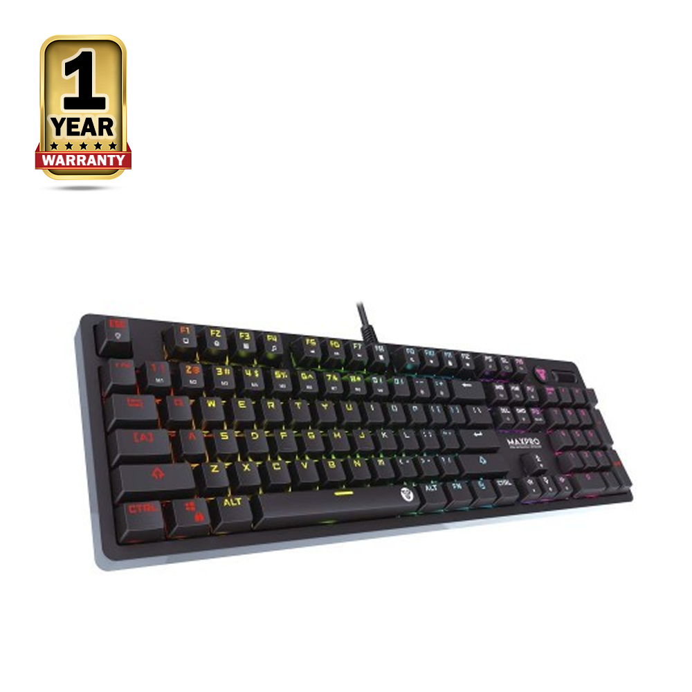 Fantech Max Pro MK851 RGB Mechanical Gaming Keyboard - Black