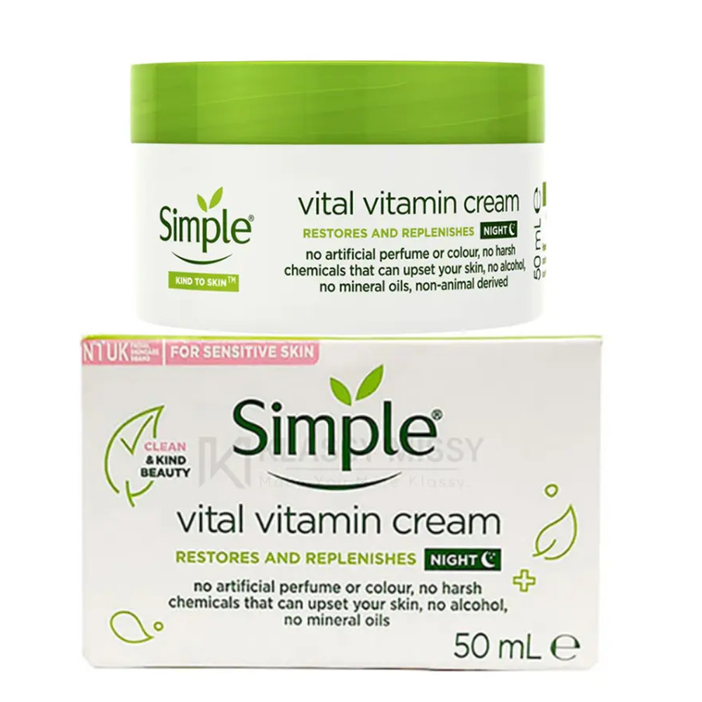 Simple Vital Vitamin Night Cream - 50ml - CN-174