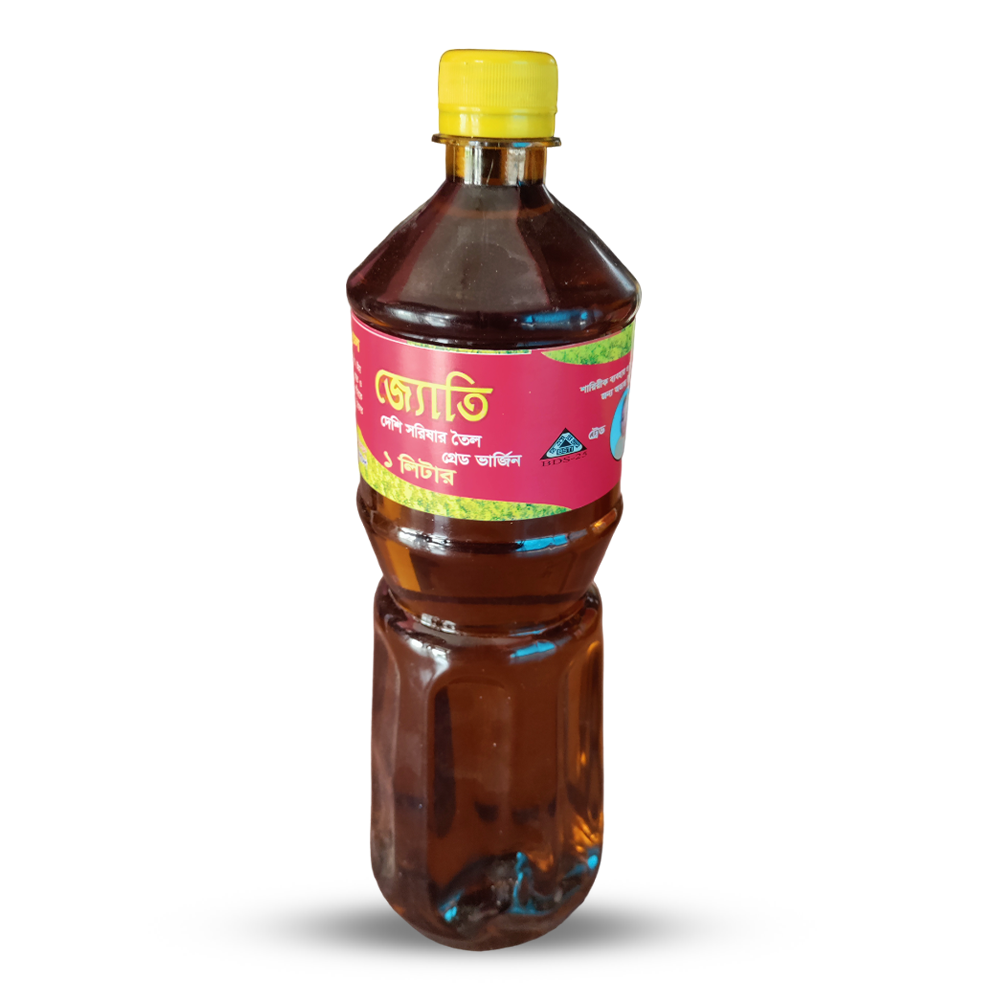 JOTI Ghani Vanga BSTI Registered Pure Mustard Oil - 1 Liter