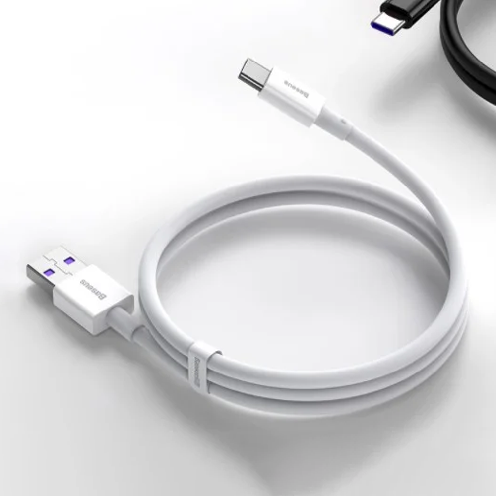 Baseus Superior Series Fast Charging Data Cable USB to Type-C - 66W - White
