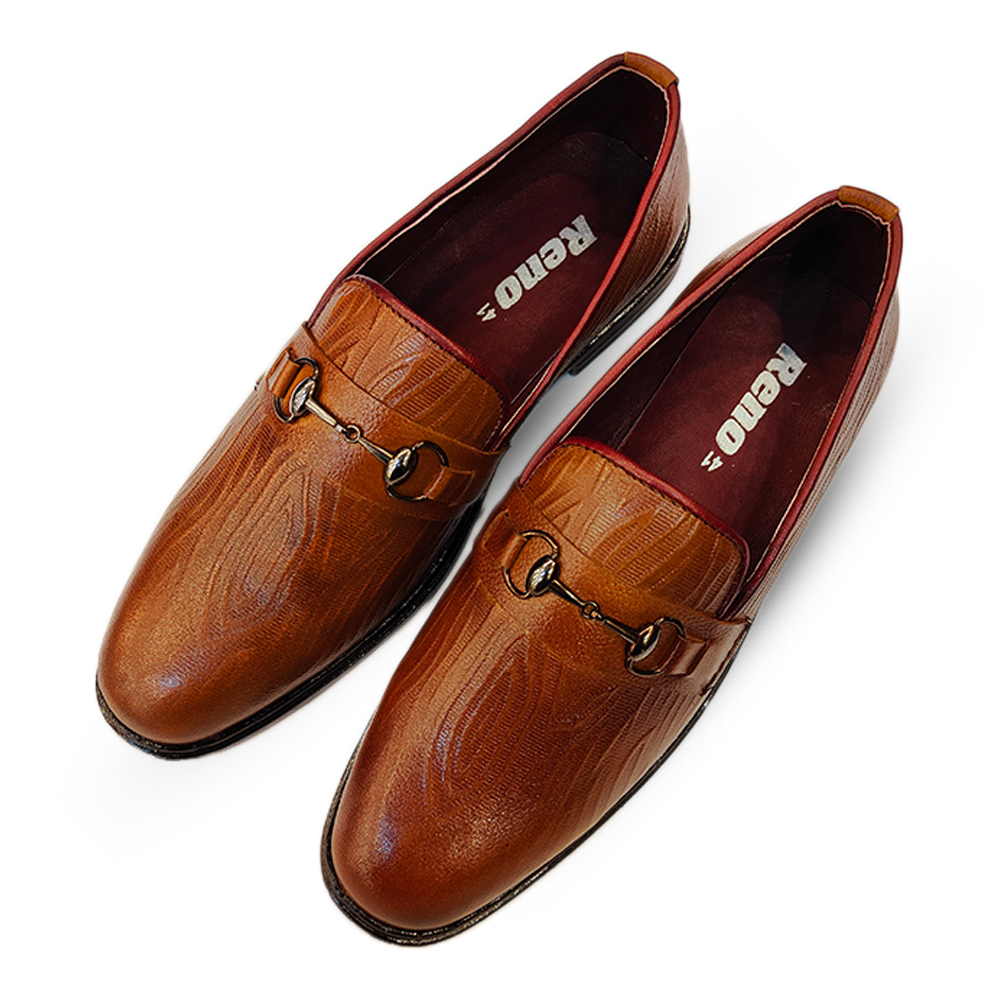 Leather Formal Shoes for Men - Brown - RT1032 