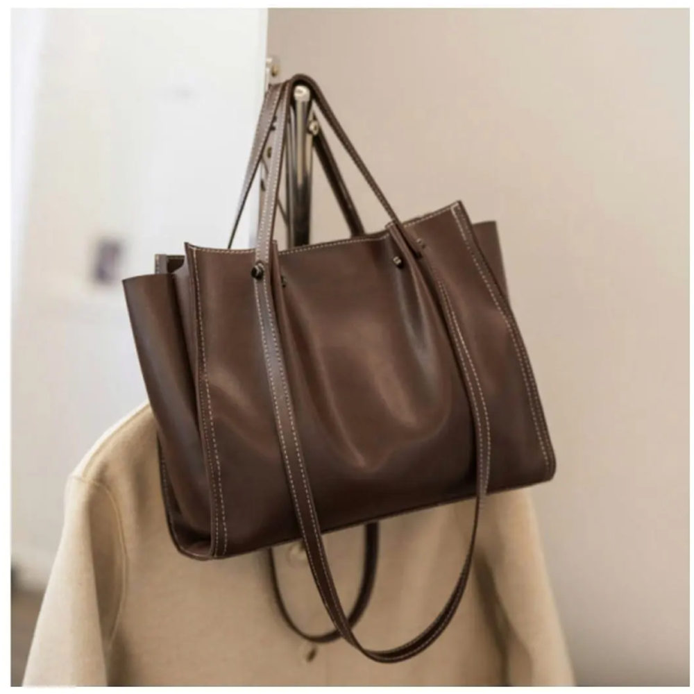 Trendy Stylish Tote Bag for Women - Chocolate - SF-045