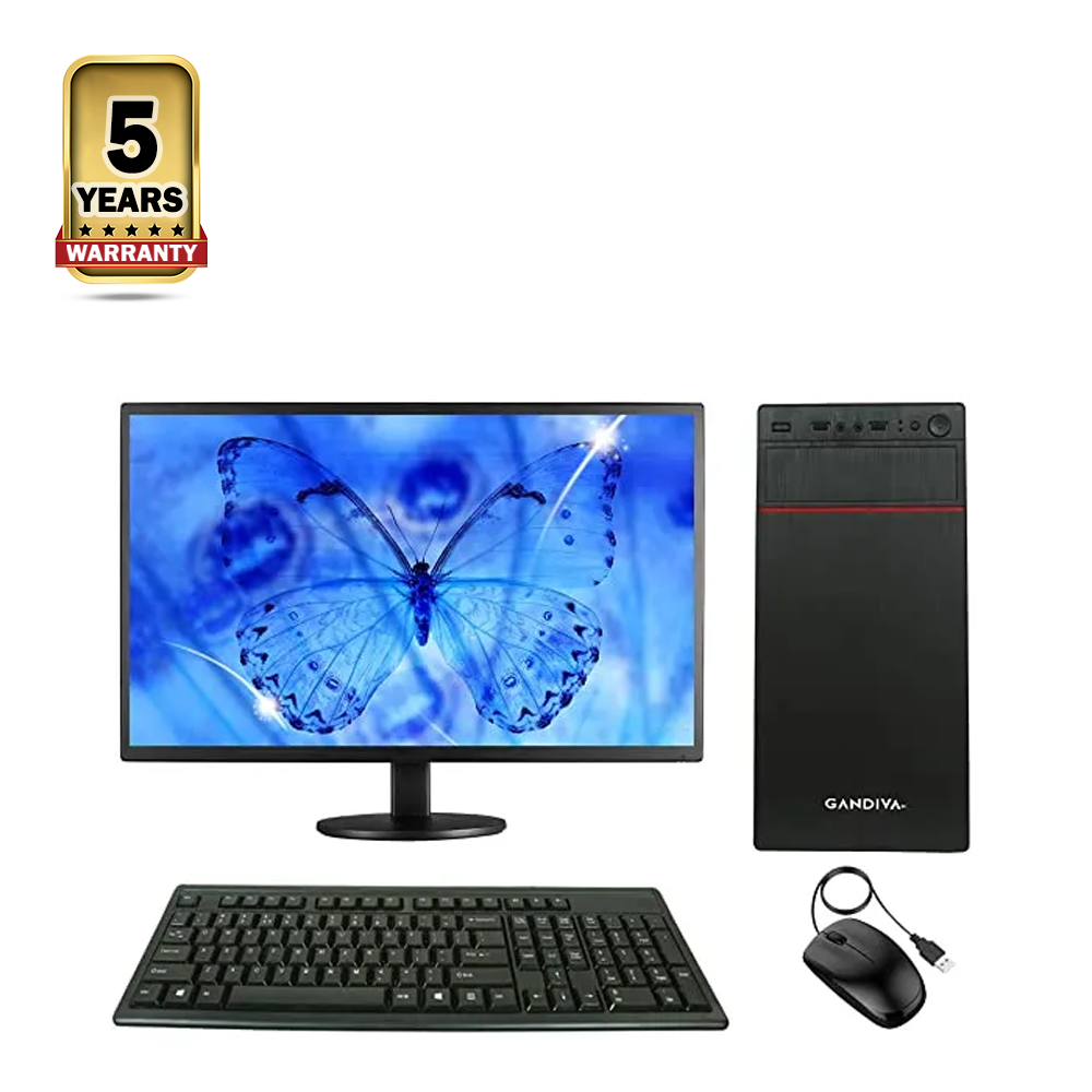 Intel Core i7 4th Gen - 8GB Ram - 120GB SSD - HDD 500GB - 19 Inch HD Monitor - Full Desktop Computer - Black