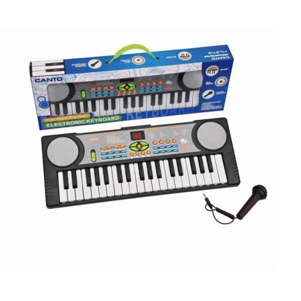 Canto -Electronic 37 Keys Musical Keyboard Piano With 8 Tone and 8 Beats