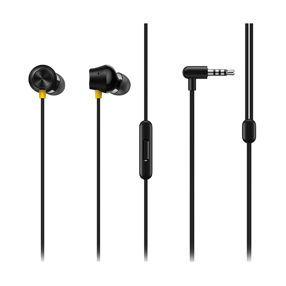 Realme RMA2016 Buds Two Neo Wired Earphone - Black