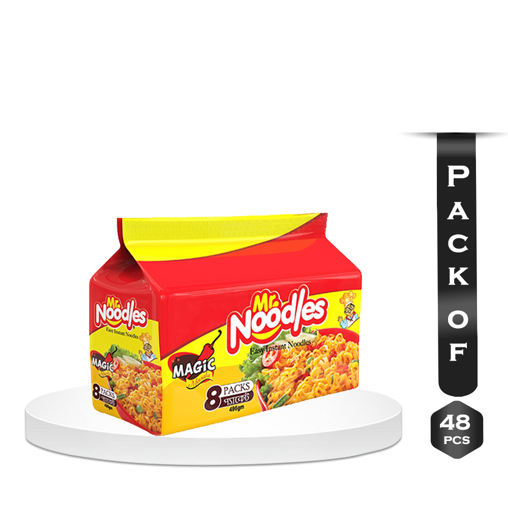 Pack Of 48pcs Instant Noodles Magic Masala Flavor - 8 Pcs
