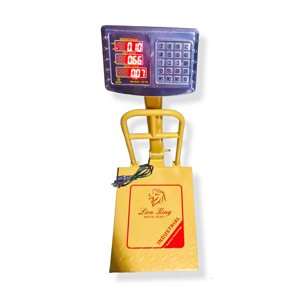 Digital Weighing Scale - 100 Kg - Golden