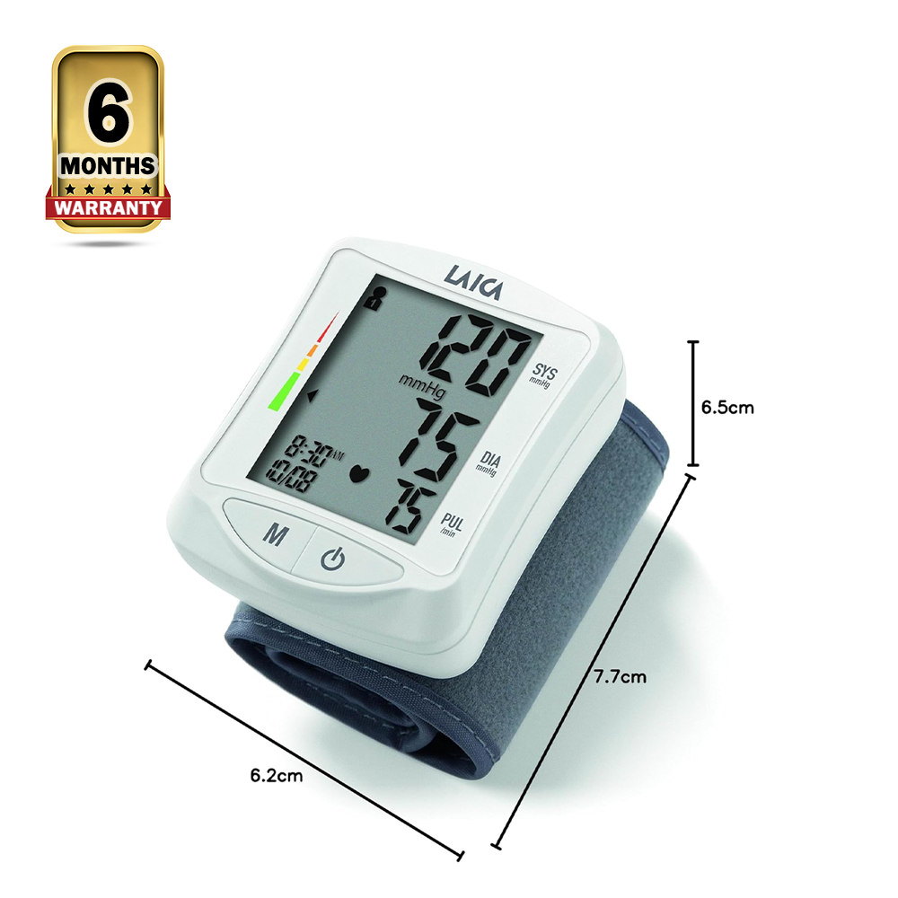 Laica BM1006 Blood Pressure Monitor Wrist - White