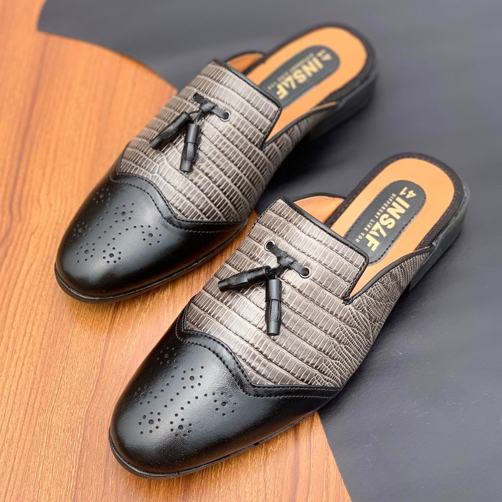 The Regal Tassel Shoes for Men - Ash Black