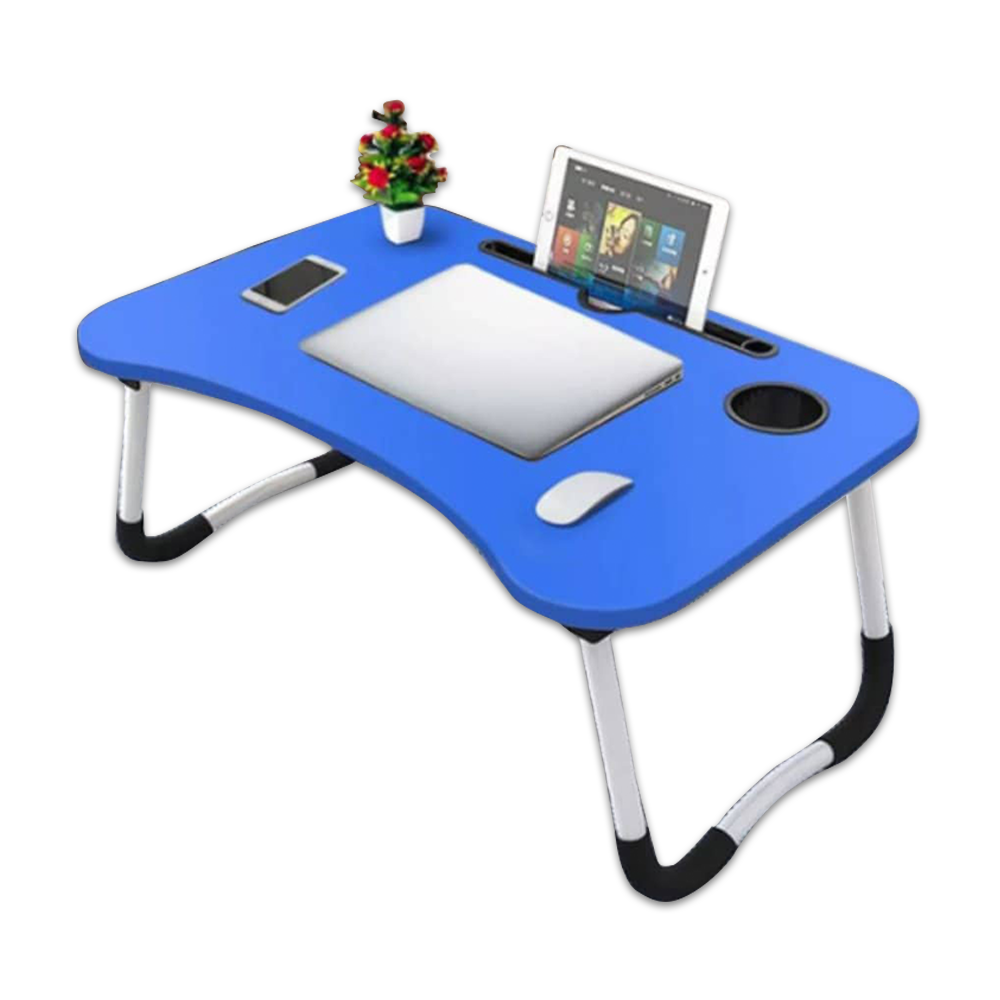 Foldable Laptop Table - Blue