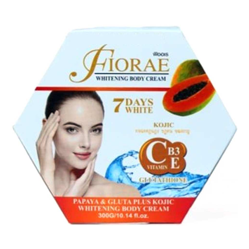 Fiorae Papaya Whitening Body Cream - 300gm