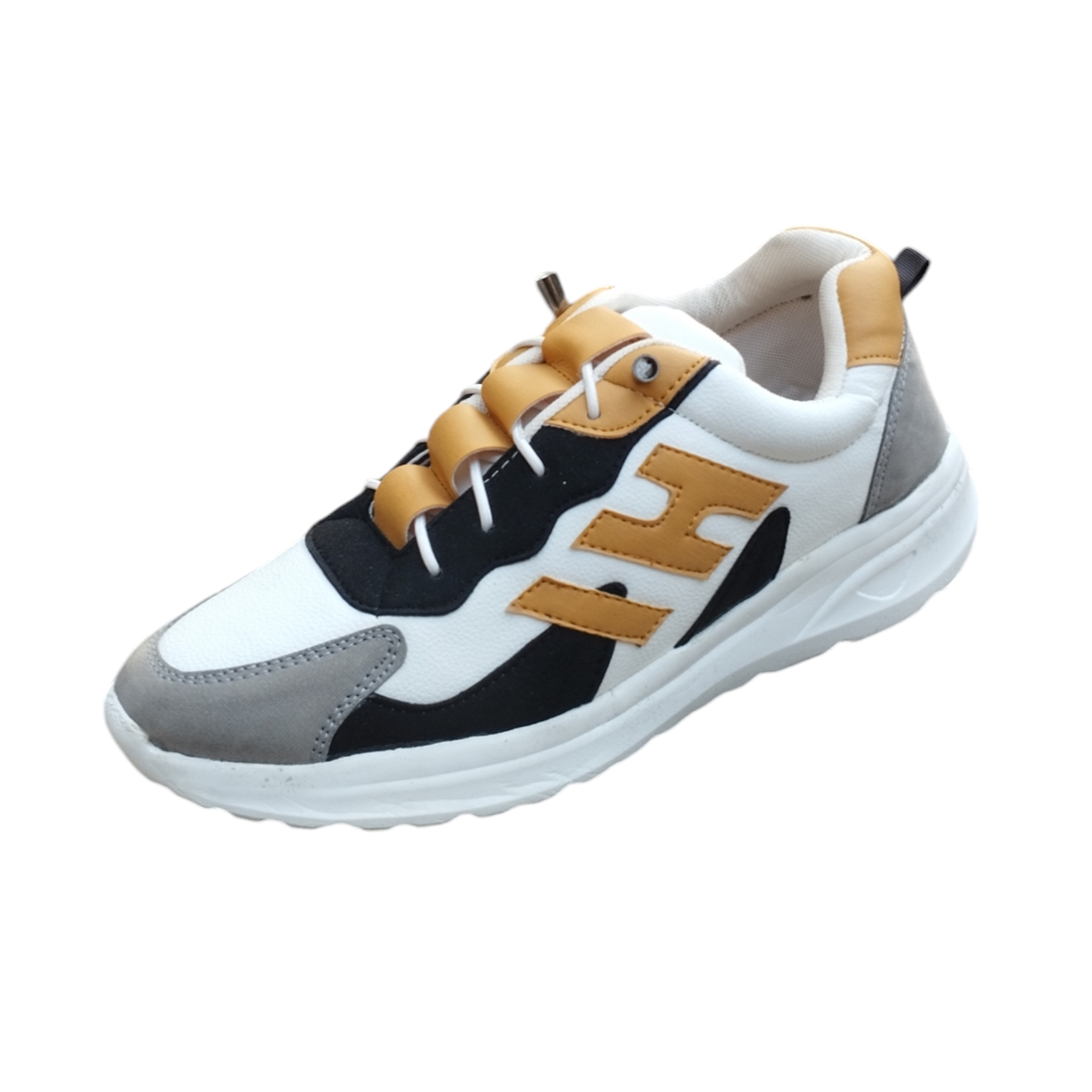 Artificial Leather Trendy Sneakers For Men - Multicolor - SF015