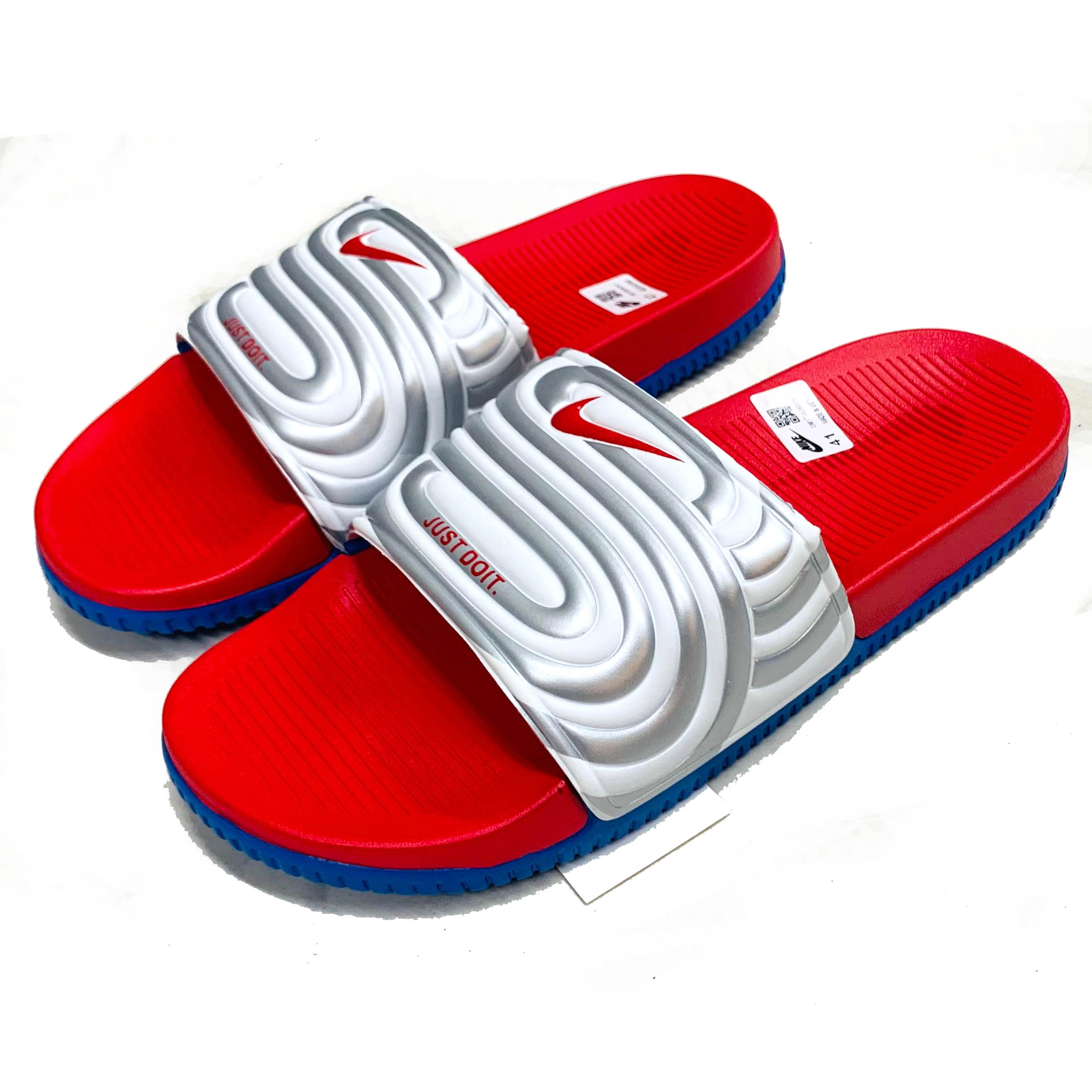 Nike PU Leather Slide Slipper for Men - Red - SL 729