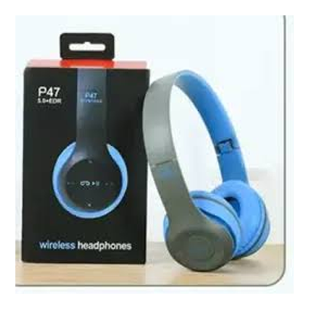P47 Wireless Bluetooth Headphone - Multicolor