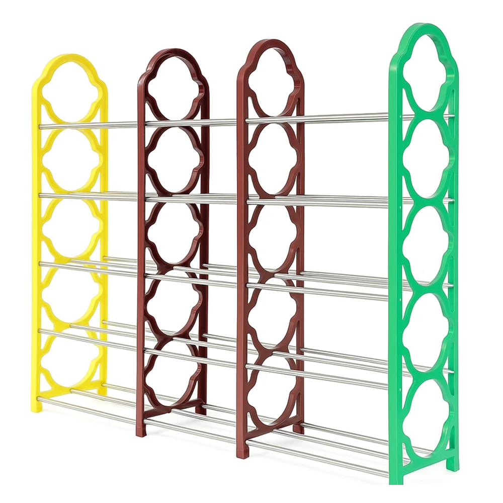 Stainless Steel 5 Layer Shoe Rack