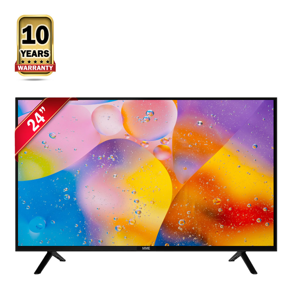 MME Basic Double Glass LED TV - 24 Inch