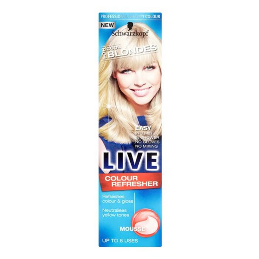 Schwarzkopf Live Colour Refresher Mousse Hair Colour - Cool Blondes