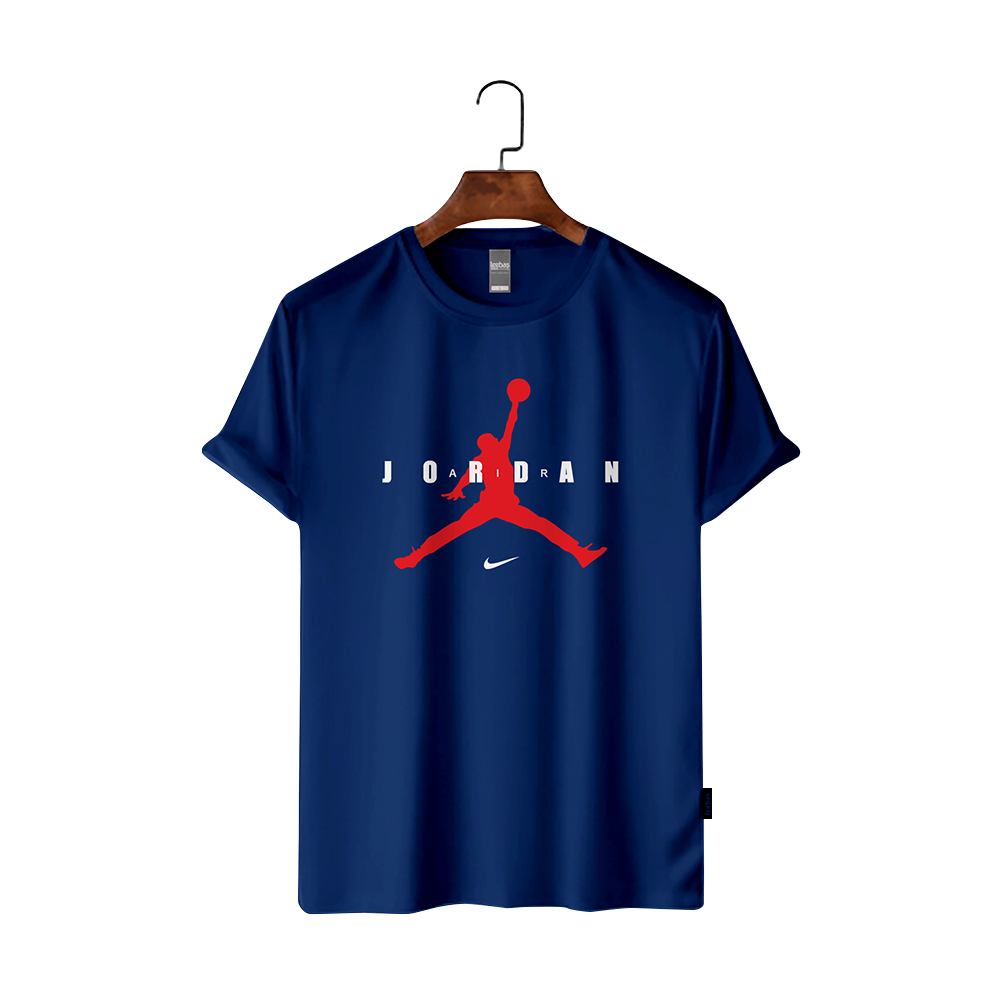 Maxan Cotton Half Sleeve T-Shirt For Men - Air Jordan