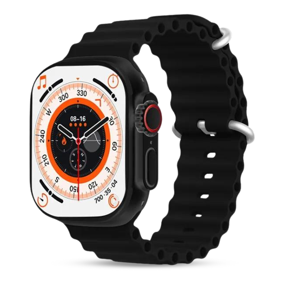 T900 Ultra 2 Fitness Tracker Smart Watch - Black