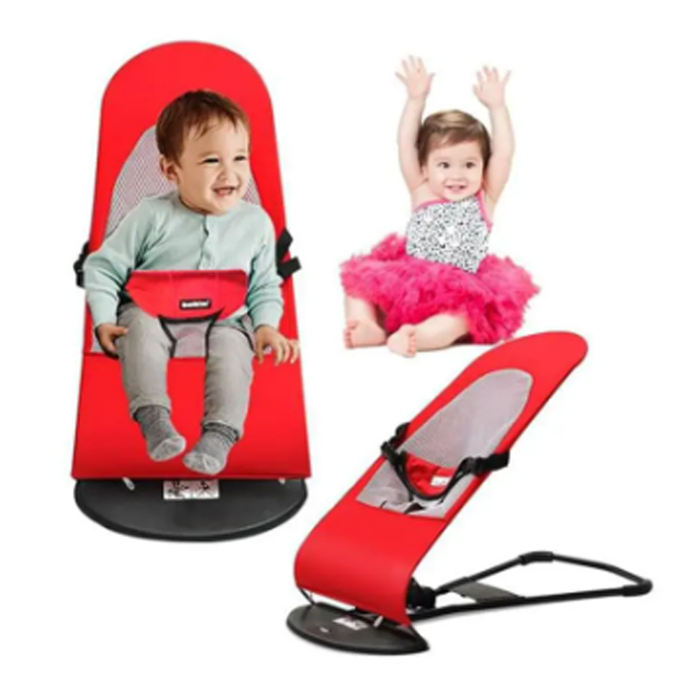 Cotton Baby Rocking Bouncer Red