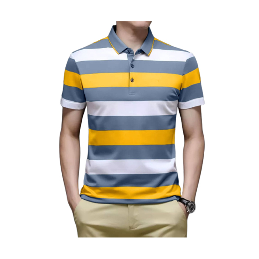 Half Sleeve Polo Shirt For Men - Multicolor - PT-07