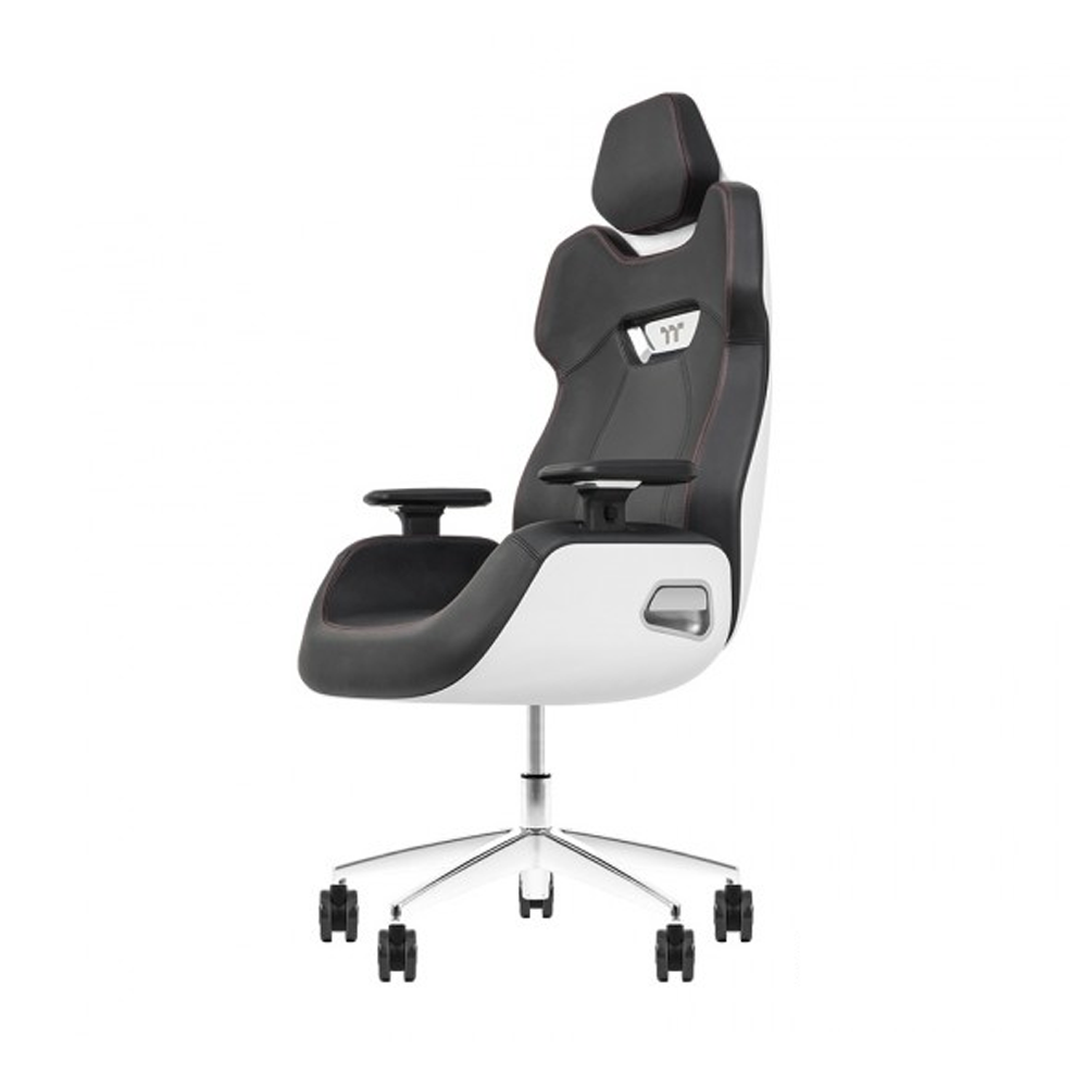 Thermaltake ARGENT E700 Real Leather Gaming Chair - Black and Glacier White 