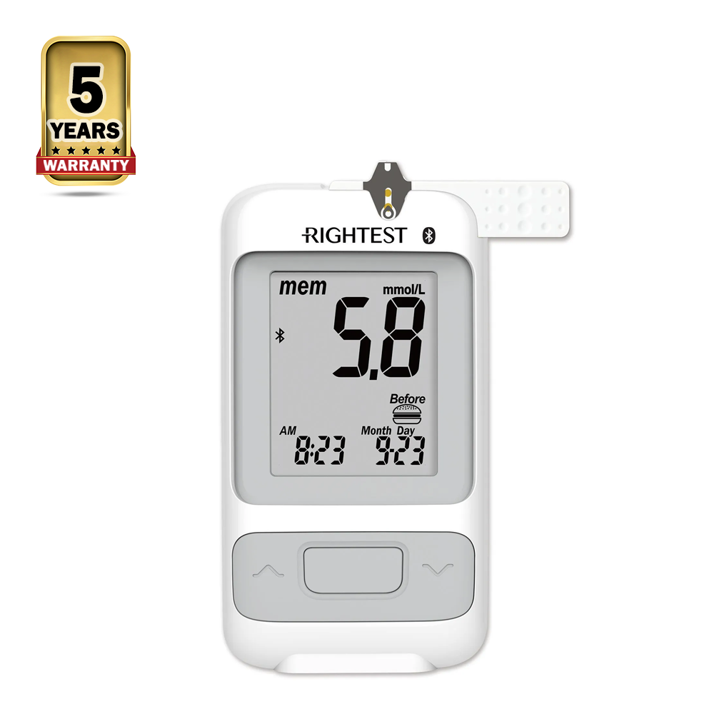 Bionime GM -700SB Smart Glucometer Blood Glucose Monitor With Free 10 Test Strips