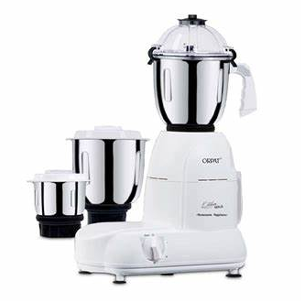 Orpat Kitchen Mixer Grinder With 3 Jars - 800W - White